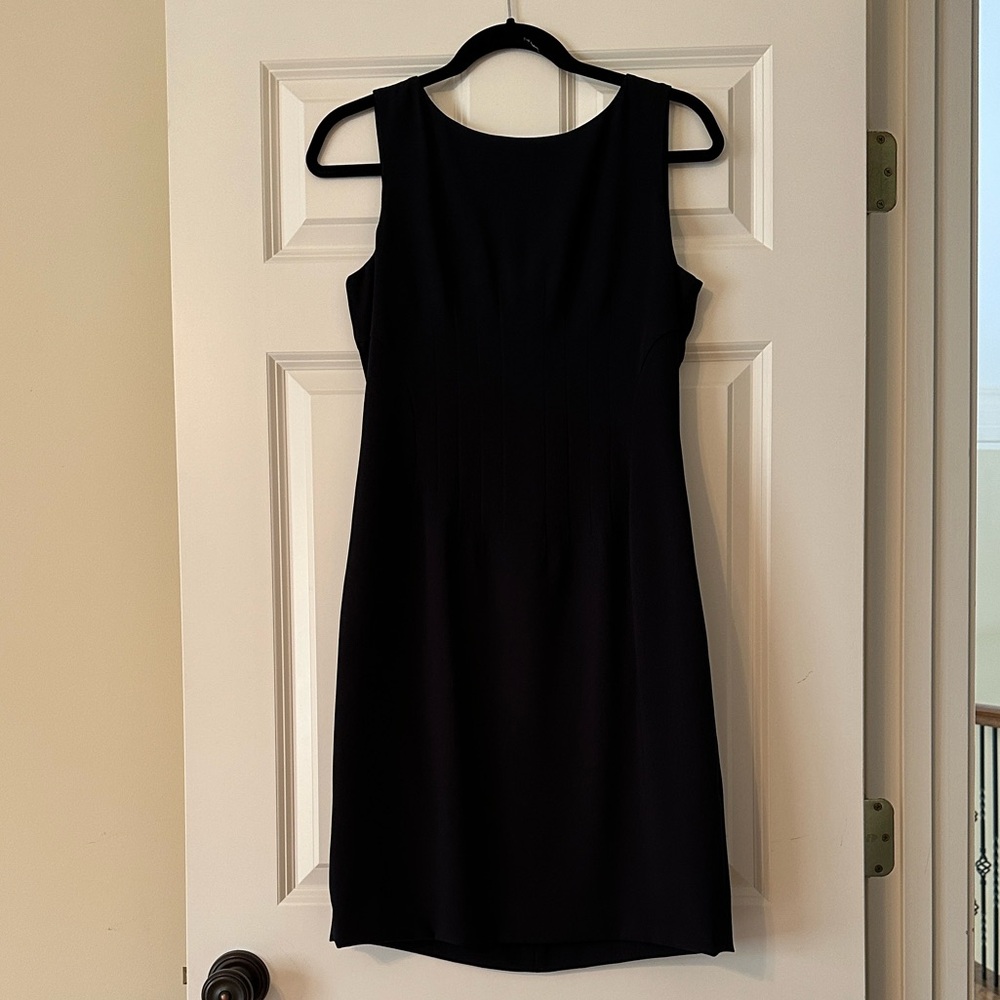 Ivanka Trump Classic Dark Navy Blue  Sheath Dress